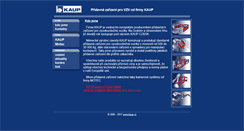 Desktop Screenshot of kaup-cz.com