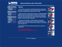 Tablet Screenshot of kaup-cz.com